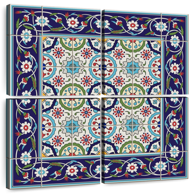 Kerner Arabesque Tiles, 18'' H x 18'' W
