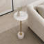 Table de bout en marbre Layla - Table d'appoint parfaite pour tout salon, chambre à coucher ou bureau-781131953