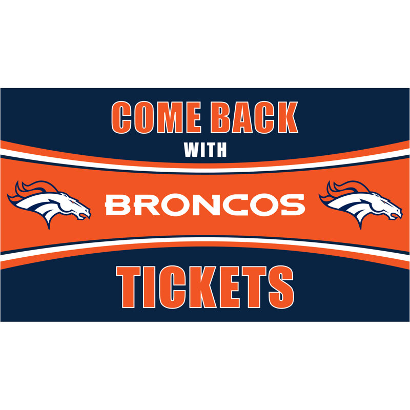Paillasson en PVC, NFL Denver Broncos