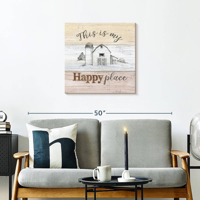 Khylige Farmhouse I Wall Sign, 24" H x 24" W