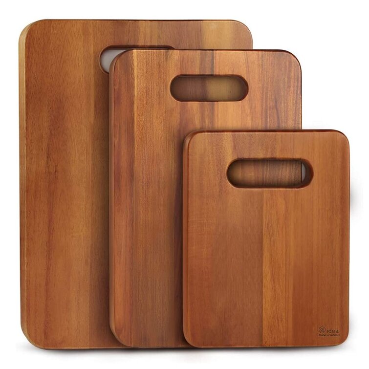 AIDEA Cutting Board, Cutting Boards For Kitchen Chopping Board With Handle  Set Of 3 For Meat/Vegetables/Fruits & Reviews