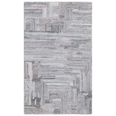 Tapis abstrait touffeté à la main Quirt