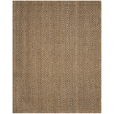 Aerionna Natural Fiber Hand Woven Jute Geometric Rug