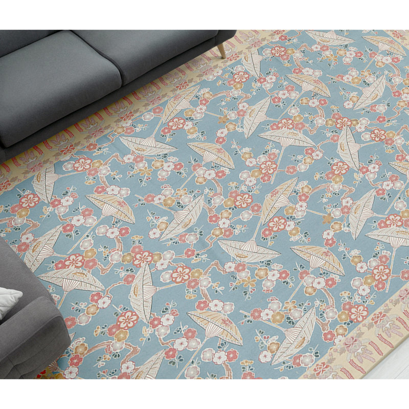 Aubusson Renaissance Wool Floral Area Rug