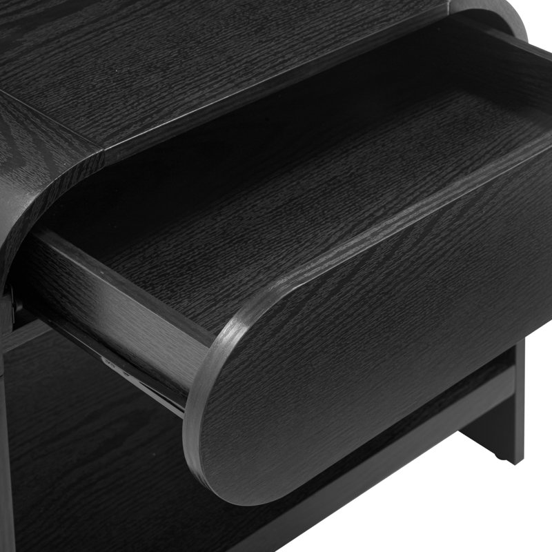 Table de chevet 22 po Iris, Chêne noir