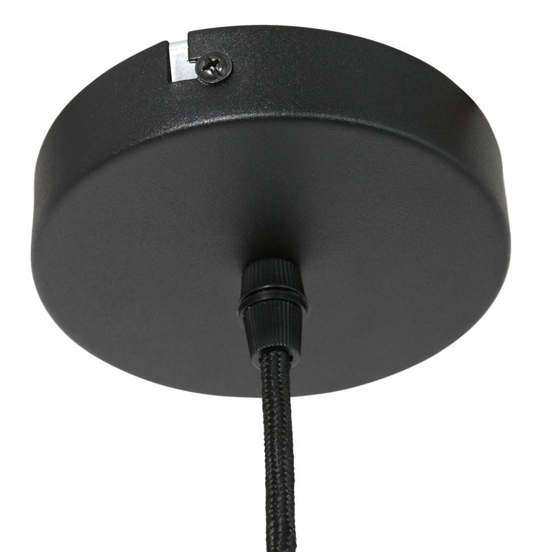 Mikes 1 - Light Black Cone Pendant, Brown