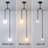 Modern Milk Glass Pendant Light 2 Light Mid Century Chandelier Small Glass Globe Black Pendant Lights for Kitchen Island Bedroom Dining (1 Pack)-1078139201