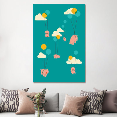 Pigs Fly by Jay Fleck - Wrapped Canvas Gallery-Wrapped Canvas Giclée