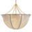 Aire 4-Light Large Chandelier, Pale Blue Linen-135533114