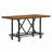 Bochini 62.99" L x 31.49" W Dining Table, Rectangular Counter Height Kitchen Table with Metal Footrest for Kitchen & Home Bar-368065205