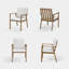 Ensemble repas d'extérieur 9 pièces SeeHill, meubles de patio en aluminium avec 8 fauteuils rembourrés et table de salle à manger 84,6 po, sièges d'extérieur résistants aux intempéries pour patio, cour, terrasse, brun