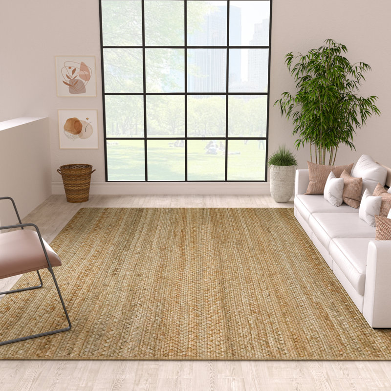 Kayleigh Hand Braided Area Rug, Rectangle 7' x 9'