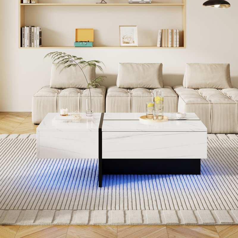 Frame Coffee Table with Storage