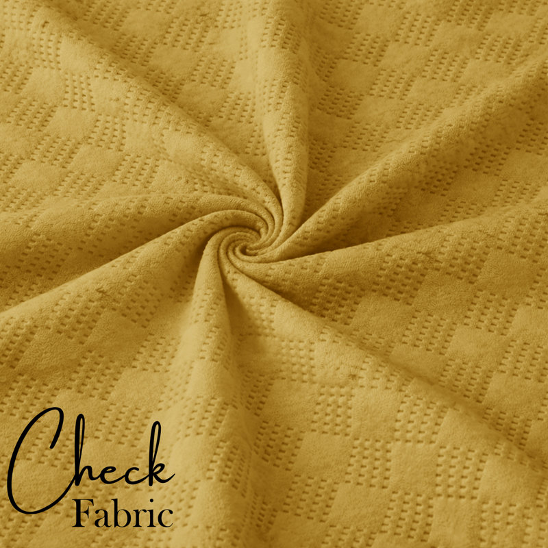 Square Cushion Cover, OCHRE