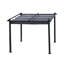 Pergola escamotable d'extérieur avec abri de soleil pour jardin, terrasses et cour-112467345