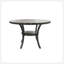 Ensemble de salle à manger moderne et classique en bois naturel Table de salle à manger ronde 4X Chaises d'appoint en tissu gris anthracite