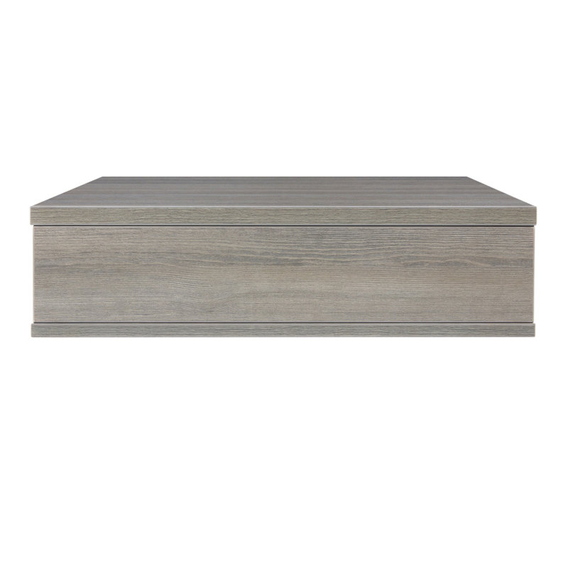 Plateau de table modulaire en stratifié, Gris anthracite patiné