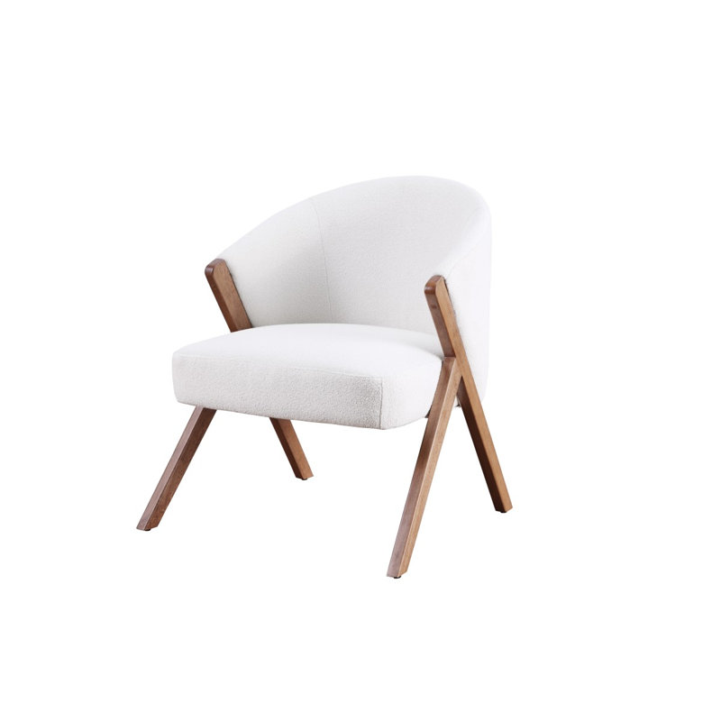 Chaise d'appoint Maryk - Crème