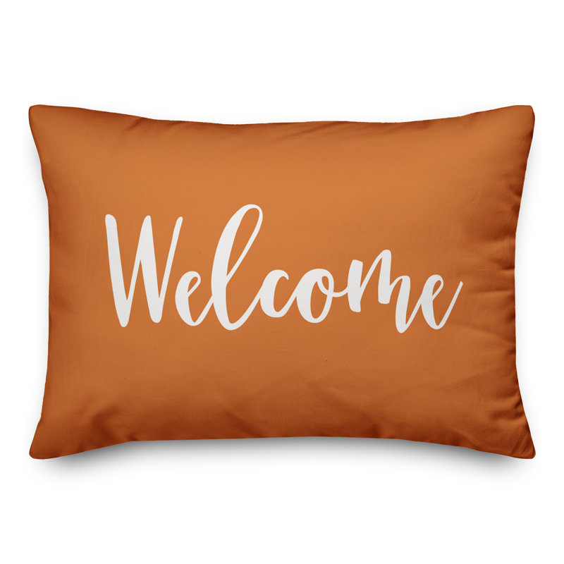  Rectangular Pillow Cover & Insert, Orange