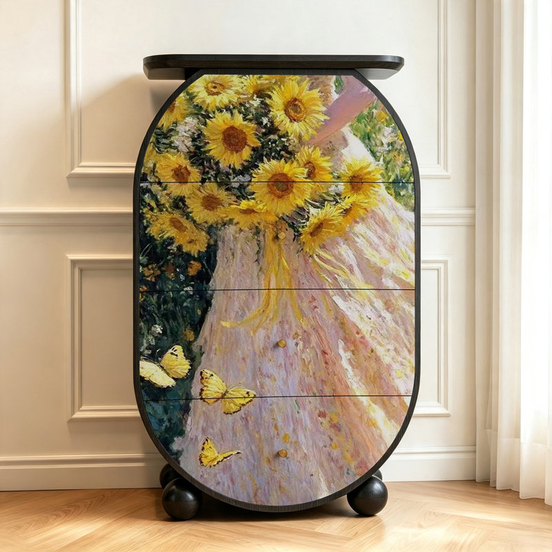 Meuble à tiroirs moderne pour salon