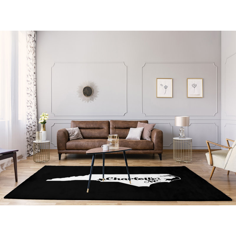 Tapis de poly-chenille en poly-caroline du nord charlotte, Rectangle 8 pi x 10 pi