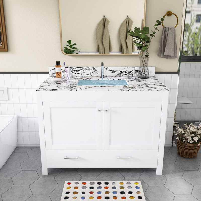 Meuble-lavabo moderne 43 po
