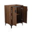 Meuble-lavabo 24 po sans lavabo supérieur, meuble-lavabo avec 2 portes à fermeture douce, meuble-lavabo simple