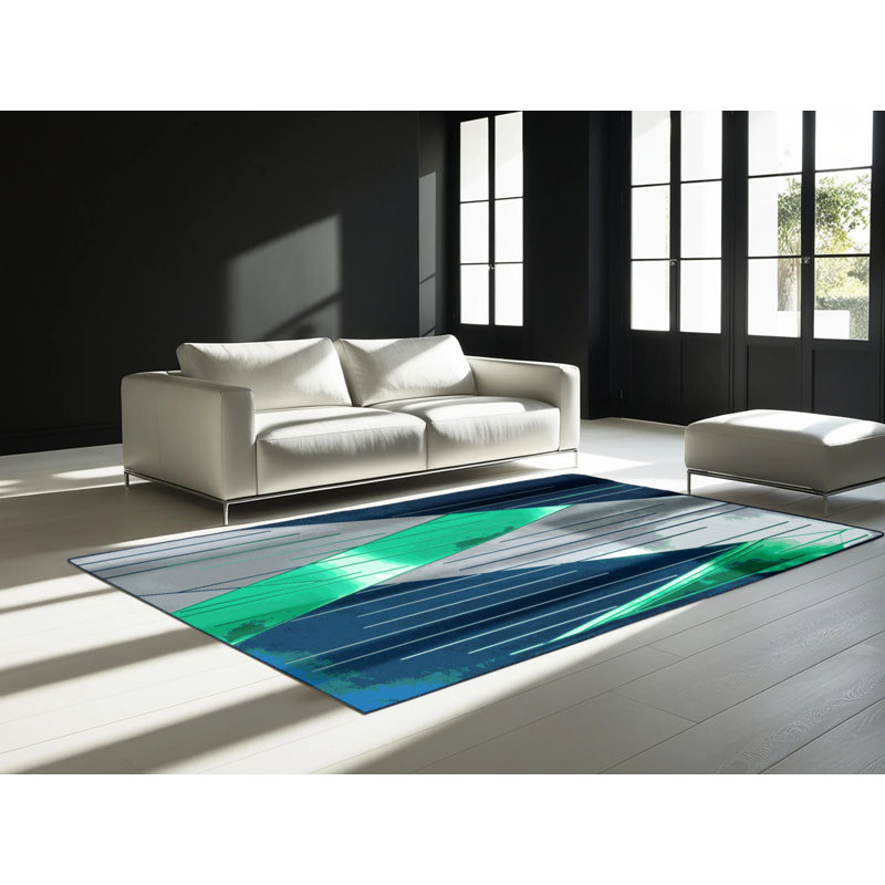 Quantum Orbit Rug, Square 4'