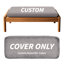 Housse de coussin sur mesure, housse de coussin de banc / chaise remplaçable
