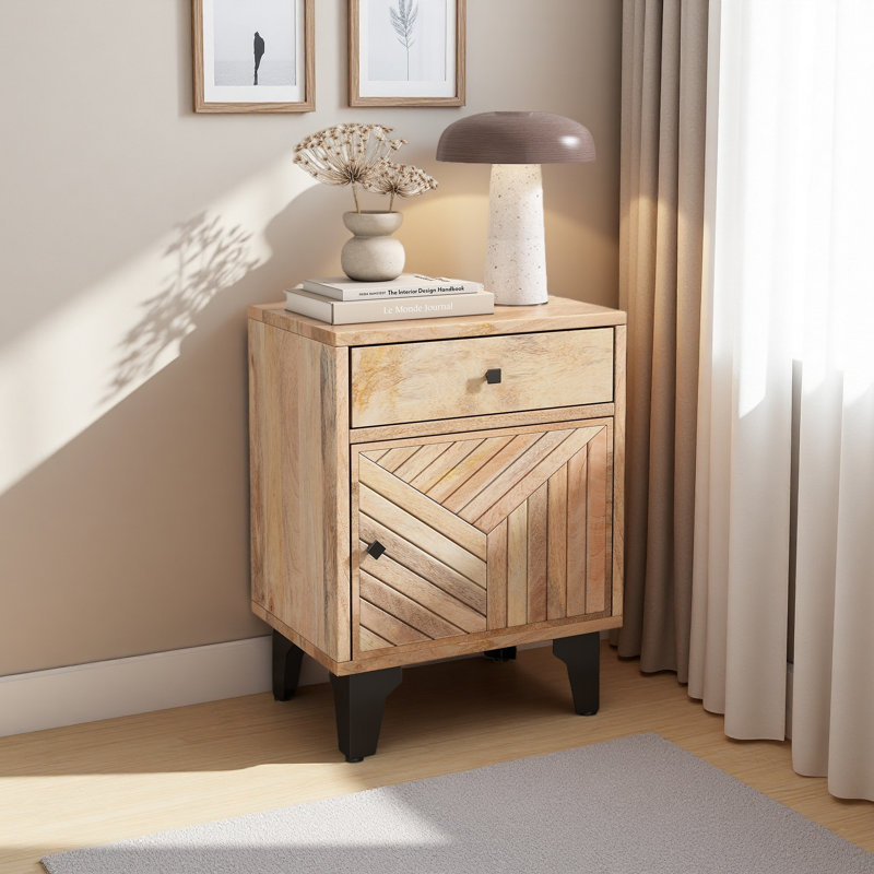 Table de chevet en bois massif