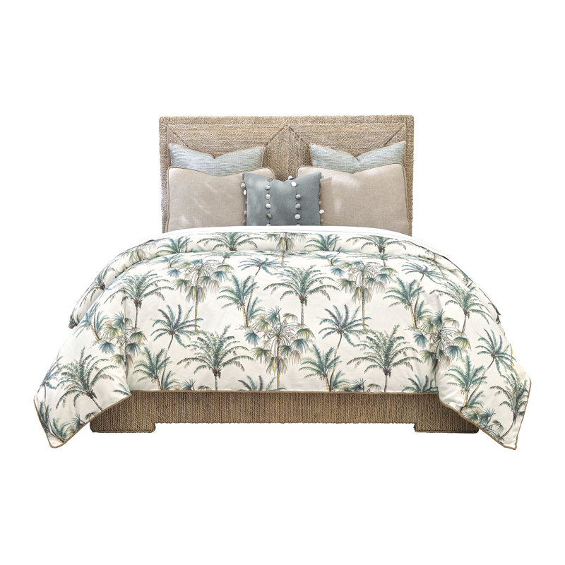 St. Lucia Bedset, Queen Duvet Cover + 8 Additional Pieces