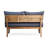 Modern Outdoor With Gray Padding And Mid-Century Fabric Seat Cushion