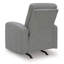 Fauteuil inclinable manuel berçant Lete, polyester rembourré de mousse, bloc d'angle