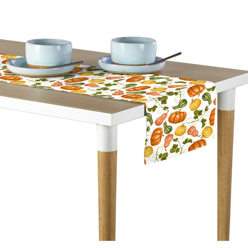 Lunsford Bountiful Gourds Table Runner, 14" W x 108" L