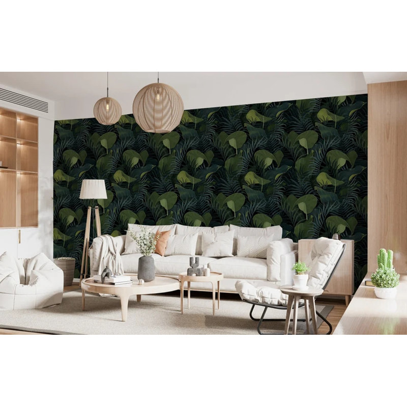 Midnight Jungle Luxe, 197" L x 118" W