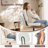Armless Home Office Chair, Small Height Adjustable PU Leather Desk Chair, Ergonomic Task Chair with 360° Swivel Rolling Wheels-242164626