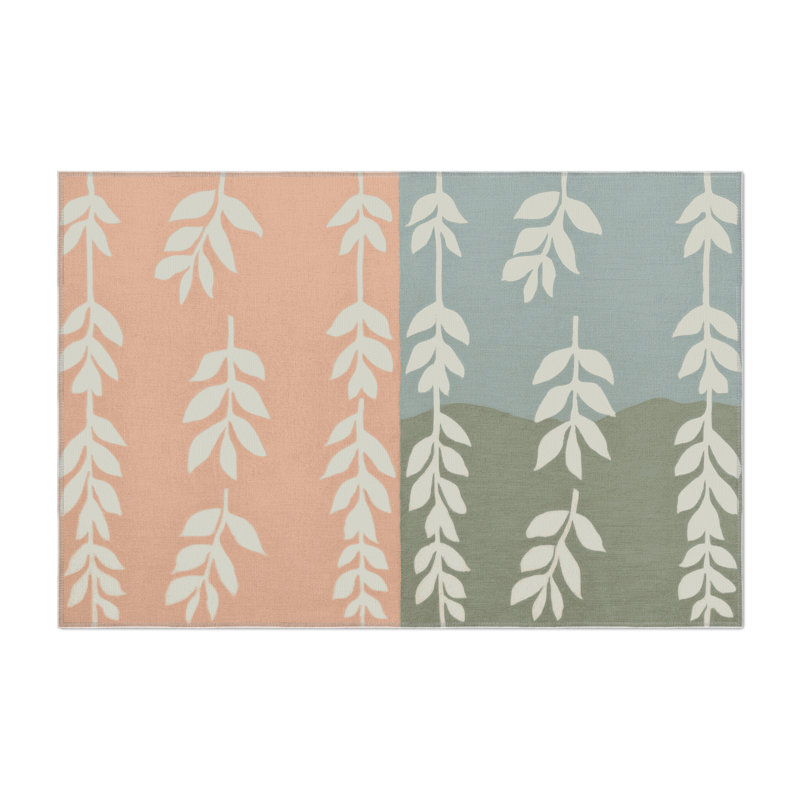 Spring Whisper Indoor And Outdoor Area Rug, Rectangle 4' x 6'