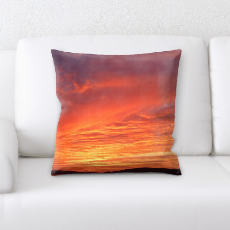 Coussin décoratif paysage