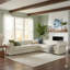 Ensemble de canapé modulaire en cuir de vache Chesterfield-916169600