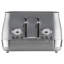 Daewoo Denver 4 Slice Wide Slot Stainless Steel Toaster Retro Vintage 6 Level-125526528