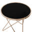Krista Glass Top Cross Legs End Table-37718436