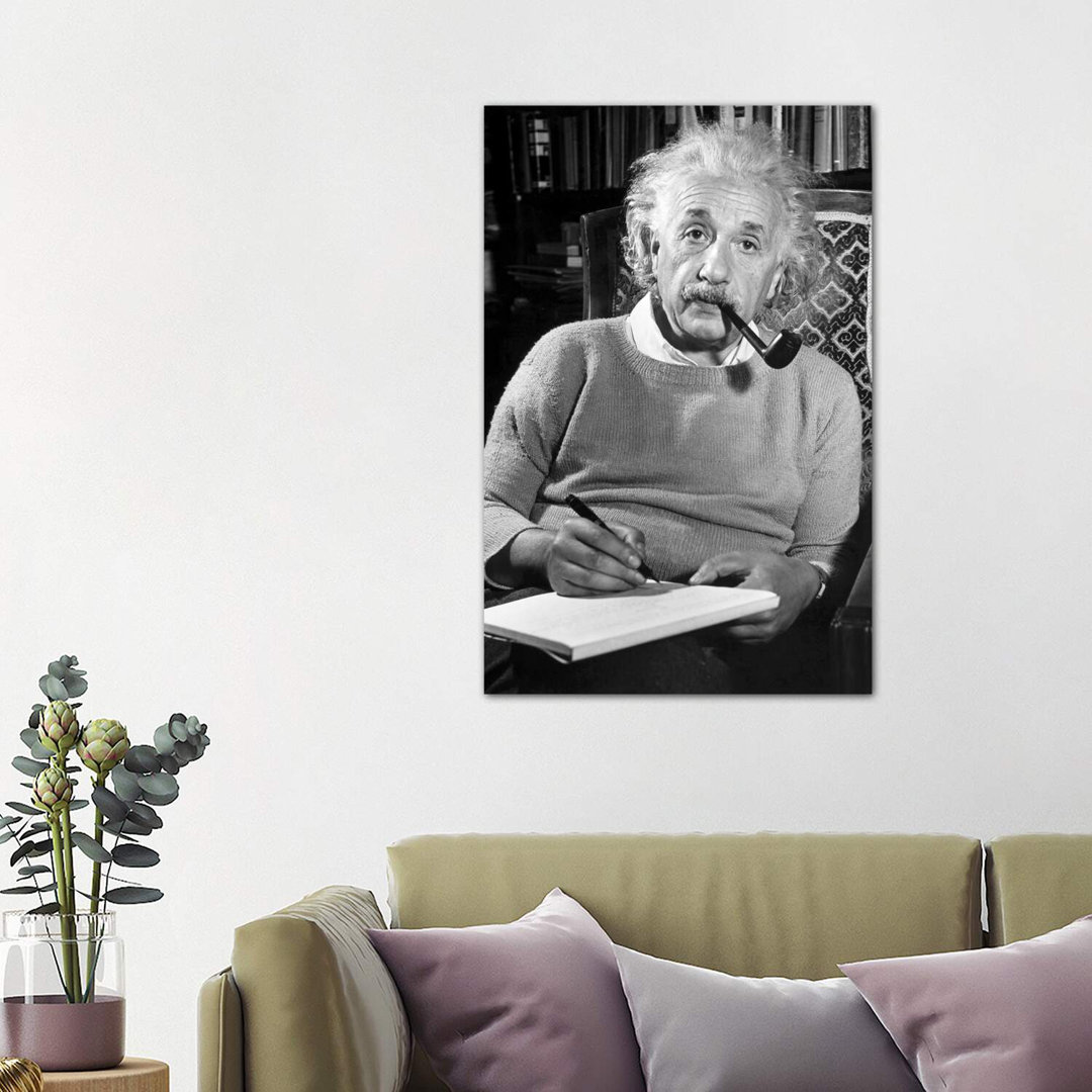 Leinwandbild - Fotografie „Albert Einstein (1879-1955)”