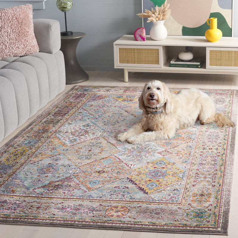 Tapis oriental performance Andy, Rectangle 5 pi 1 po x 7 pi 3 po