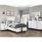 Nightstand With 2X Storage Drawers Wooden Bedroom Furniture 1Pc-2140374462