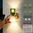 1 - Light Glass Armed Sconce