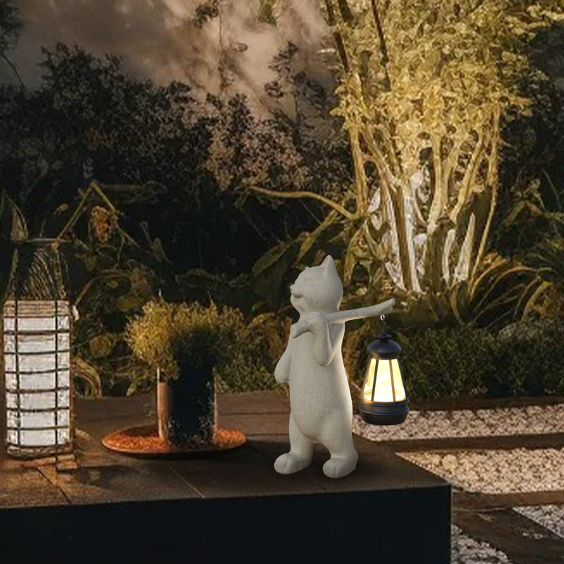 Resin Garden Statue, Beige