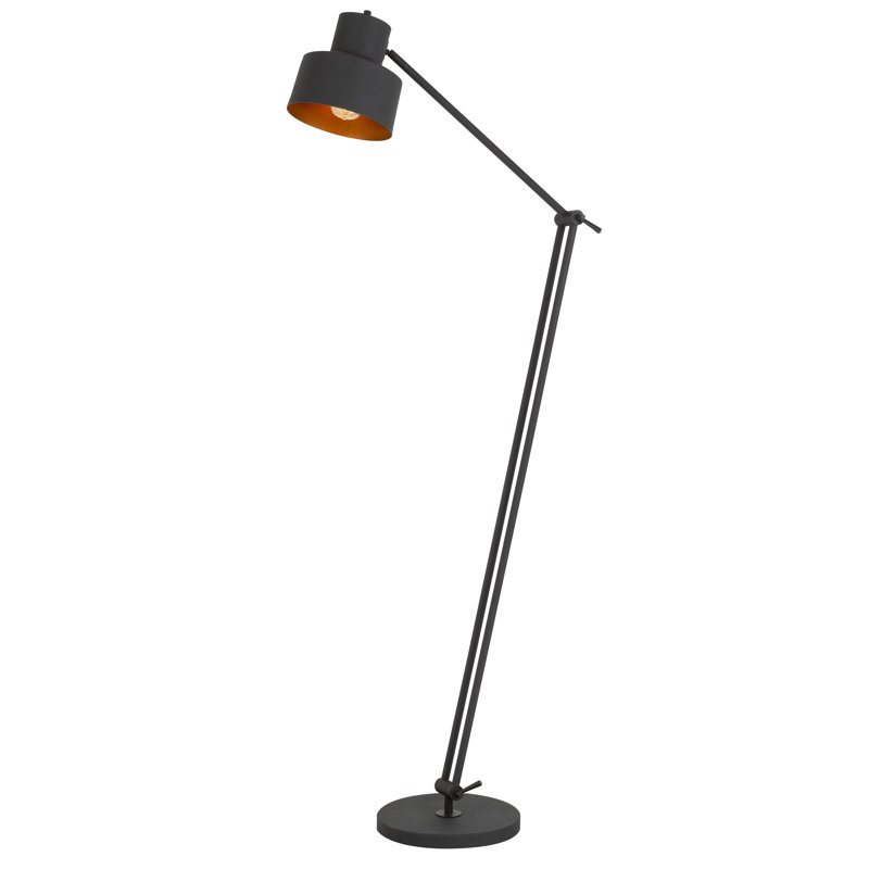 Demandrea 65'' Gold Task Floor Lamp