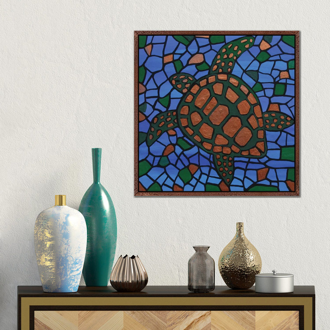 Schildkröte von Rachel Olynuk - Galerie-verpackte Leinwand Giclée auf Leinwand