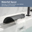 1 Handle Bathroom Waterfall Faucet with Diverter-81844677