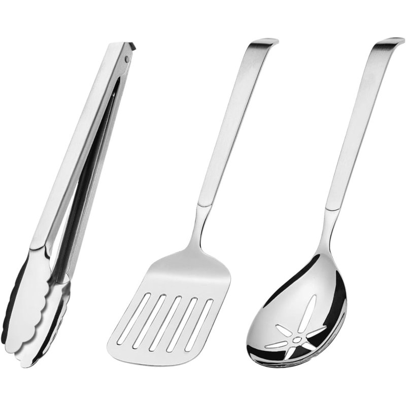 Amefa 3 Piece Stainless Steel Cooking Utensil Set